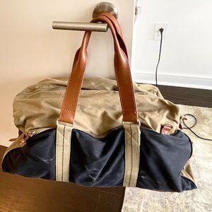 J'. Crew duffle bag